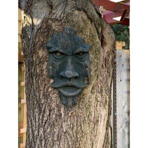 The Spirit of Nottingham Greenman Indoor/Outdoor Fantasy Wall Sculpture